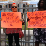 Activists picket U.S. Embassy in Guyana over Venezuela actions